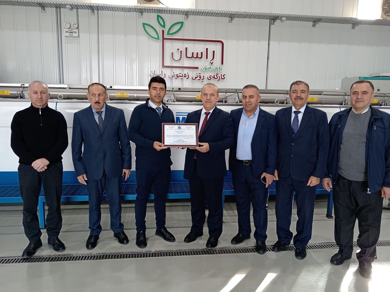 Visit of Kurdistan Regional Importers and Exporters Union to Rasan Olive Oil Factory